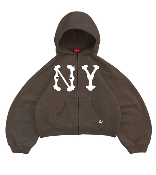 NY CASAMIGOS ZIP UP ‘BROWN’