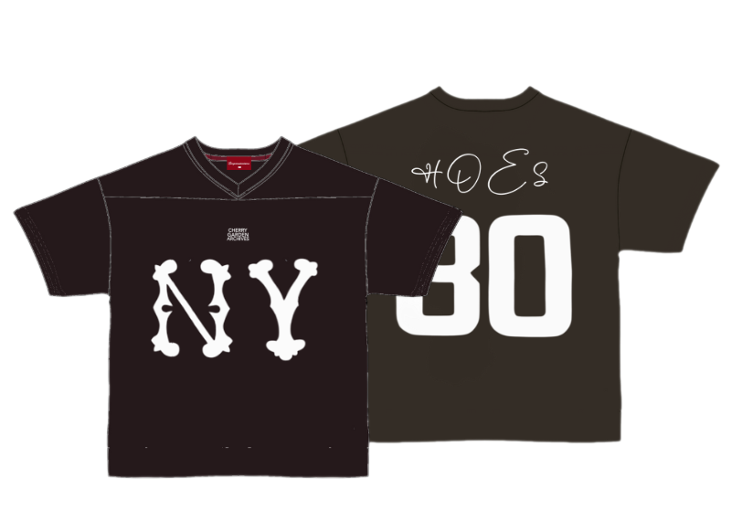 NY SEXPRESSIONISMS JERSEY 'BROWN'