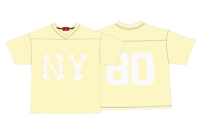 NY SEXPRESSIONISMS JERSEY 'YELLOW'