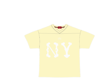 NY SEXPRESSIONISMS JERSEY 'YELLOW'