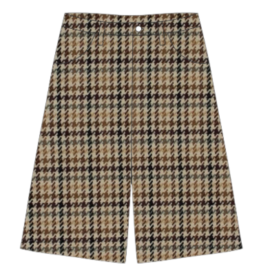 SEXPRESSIOISMS TWEED SHORTS
